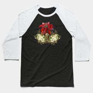 Cute christmas bird wish you a merry christmas Baseball T-Shirt